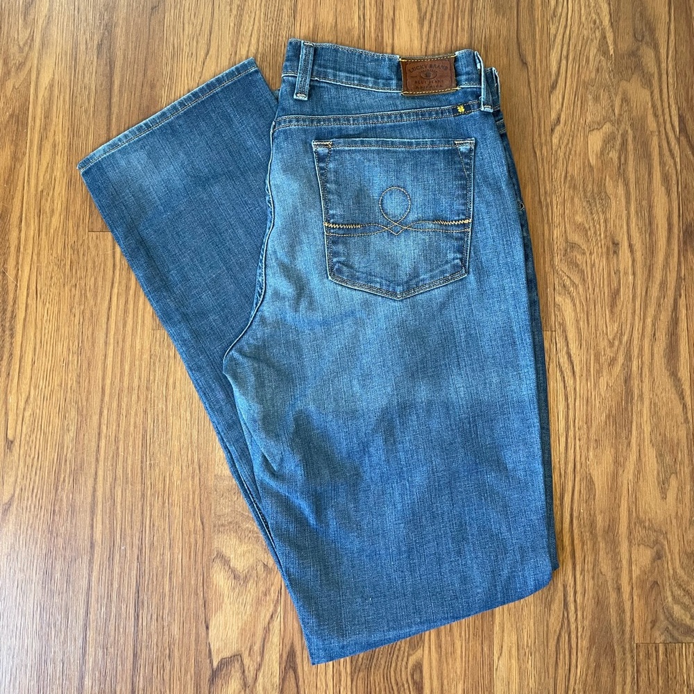 Lucky Brand Jeans Sofia Straight dark denim 12/31